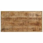 vidaXL Table à manger 110x55x75 cm bois de manguier massif