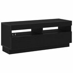 vidaXL Meuble TV Noir 100 x 35 x 40 cm Bois d'ingénierie