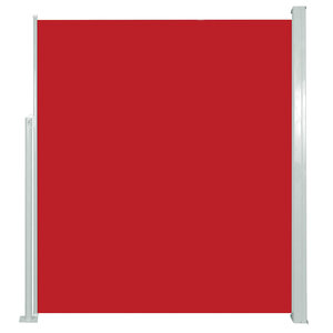 vidaXL Auvent latéral rétractable 120 x 300 cm Rouge