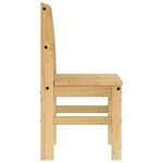 vidaXL Chaises à manger lot de 2 Panama 40x46x90 cm bois massif de pin