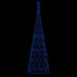 vidaXL Arbre de Noël cône 3000 LED Bleues 230x800 cm