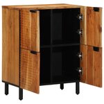 Buffet vidaXL 60x33x75 cm en bois massif d'acacia