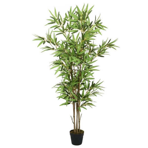 vidaXL Bambou artificiel 828 feuilles 150 cm vert