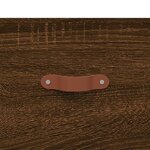 vidaXL Table de chevet chêne marron 40x35x47 5 cm bois d’ingénierie