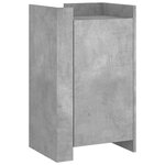 vidaXL Buffet gris béton 45x35x75 cm Bois d'ingénierie