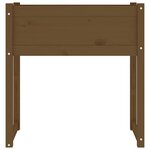 vidaXL Jardinière Marron miel 78x40x81 cm Bois massif de pin