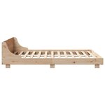 vidaXL Cadre de lit sans matelas 150x200 cm bois de pin massif