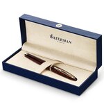 Waterman carène stylo plume  ambre  plume moyenne 18k  encre bleue  coffret cadeau