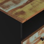 vidaXL Table de chevet Bois de récupération et d'ingénierie