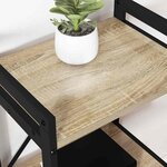 vidaXL Étagère Chêne Sonoma 60 x 30 x 85 cm Bois d'ingénierie