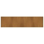 vidaXL Tapis rectangulaire marron 100x400 cm bambou