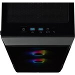 CORSAIR Boitier PC iCUE 220T RGB - Moyen-Tour - Verre trempé -Noir (CC-9011190-WW)