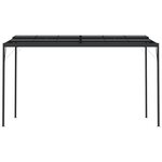 vidaXL Belvédère avec toit Anthracite 4x3x2 5 m Aluminium et acier