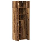 vidaXL Armoire de rangement 3 Pièces Bois ancien