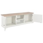vidaXL Meuble TV Blanc 120 x 30 x 40 cm Bois
