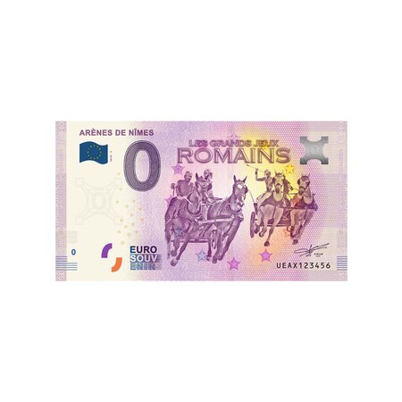 Billet souvenir de zéro euro - Arènes de Nîmes - France - 2019
