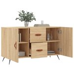 vidaXL Buffet chêne sonoma 100x36x60 cm bois d'ingénierie