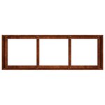 vidaXL Jardinière rouillé 120x40x40 cm acier inoxydable