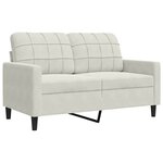 vidaXL Ensemble de canapés 3 Pièces avec coussins et traversins velours