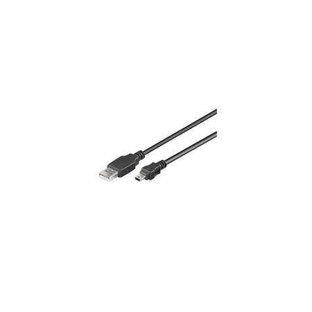 Cable Goobay USB 2.0 type A - Mini B M/M 1,50m (Noir)