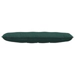 vidaXL Coussin de Dos Vert foncé 140 x 19 x 50 cm tissu