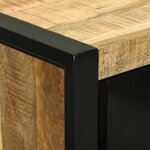 vidaXL Ensemble de mobilier de salle de bain avec étagère avec stockage avec porte 3 Pièces