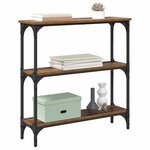 vidaXL Table console Bois ancien 75 x 22 5 x 75 cm Bois d'ingénierie