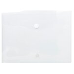 Sachet De 5 Pochettes-enveloppes Polypropylène - A4 - Couleurs Assorties - X 10 - Exacompta