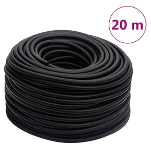 vidaXL Tuyau d'air hybride noir 0 6" 20 m caoutchouc et PVC