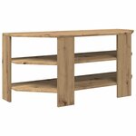 vidaXL MeubleTVd'Angle Chêne artisanal 102x40 5x45cm Bois d'ingénierie