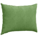 vidaXL Coussins de canapé 2 Pièces Vert clair 70 x 50 cm