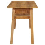 vidaXL Meuble TV 120x35x45 cm Bois de teck massif