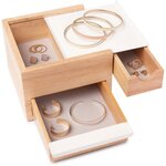 Boîte à bijoux 3 tiroirs mini stowit