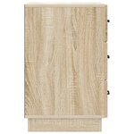 vidaXL Cabinet de chevet avec tiroir Chêne Sonoma 43 x 41 x 63 5 cm