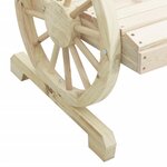 vidaXL Chaise de jardin Adirondack 2 places bois de sapin massif