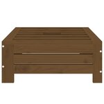 vidaXL Couvercle de base de parasol marron miel bois massif de pin