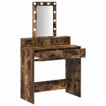 vidaXL Table de Toilette Marron 79 x 41 x 140 cm Bois d'ingénierie