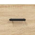 vidaXL Table basse chêne sonoma 102x50x40 cm bois d'ingénierie