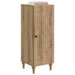 vidaXL Buffet Chêne artisanal 33 x 34 5 x 90 cm Bois d'ingénierie