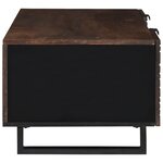 vidaXL Table basse - 100x54x40 cm  en bois massif et matériaux dérivés du bois.