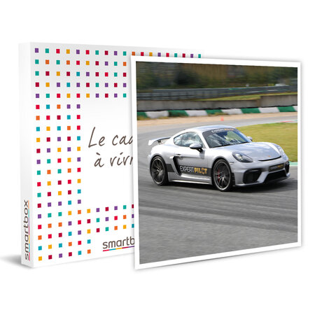 SMARTBOX - Coffret Cadeau - 2 tours de pilotage sur le circuit de Dijon-Prenois en Porsche Cayman GT4 -