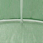 vidaXL Serre avec cadre en acier vert 120 m² 20x6x2 85 m