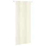vidaXL Écran de balcon Crème 100x240 cm Tissu Oxford