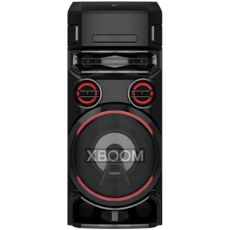 Lg xboom on7 - systeme audio high power lecteur cd  bluetooth  boomer 8''  lumieres multicolores  fonctions dj & karaoké