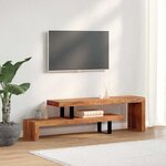 vidaXL Meuble TV Bois d'acacia massif