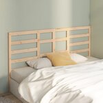 vidaXL Tête de lit 206x4x104 cm Bois massif de pin