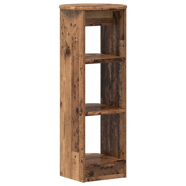 vidaXL Meuble d'appoint Bois ancien 40 x 40 x 100 cm Bois d’ingénierie