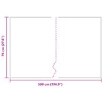 Barrière Racinaire Noire vidaXL 0 7x5 m 1 5 mm HDPE