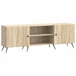 vidaXL Meuble TV Chêne Sonoma 150 x 31 x 50 cm Bois d'ingénierie