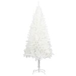 vidaXL Arbre de Noël artificiel aiguilles réalistes blanc 120 cm